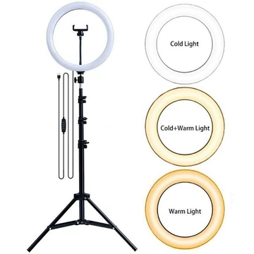 Paket Ringlight 26cm Tripod 2 1 Meter 2 Meter Ring Light Selfie Lampu Selfie Live Make Up Vlog