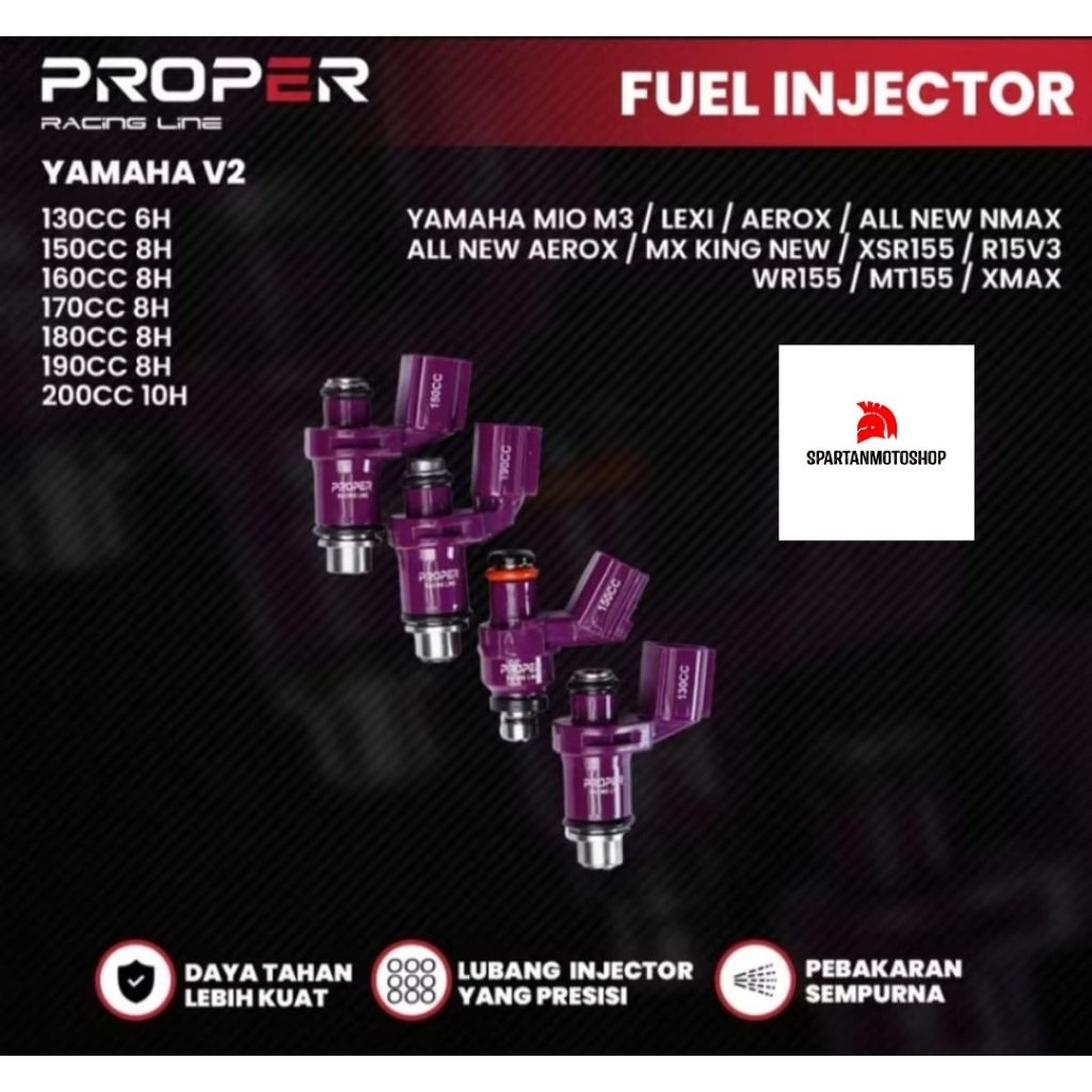 Jual Injektor PROPER RACING LINE Nmax NEW Aerox Lexi Xmax R15 V3 V4 ...