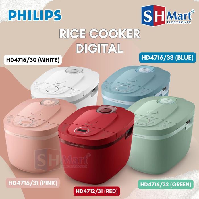 Jual MAGIC COM PHILIPS RICE COOKER DIGITAL HD 4712 HD4712 1,8Liter