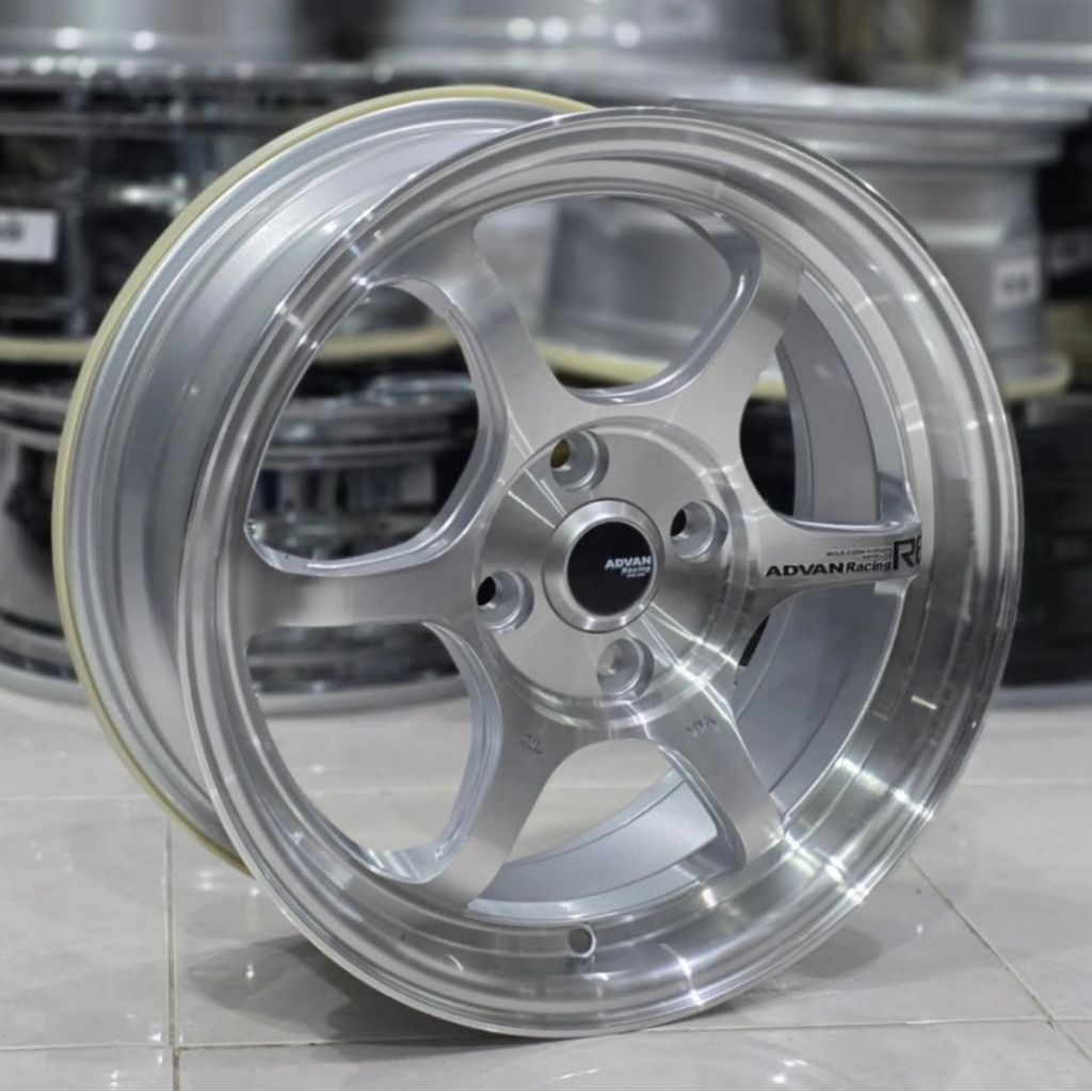 Jual velg racing ADVAN R6 R15 LEBAR 6,5 velg mobil ring 15 untuk velg ...