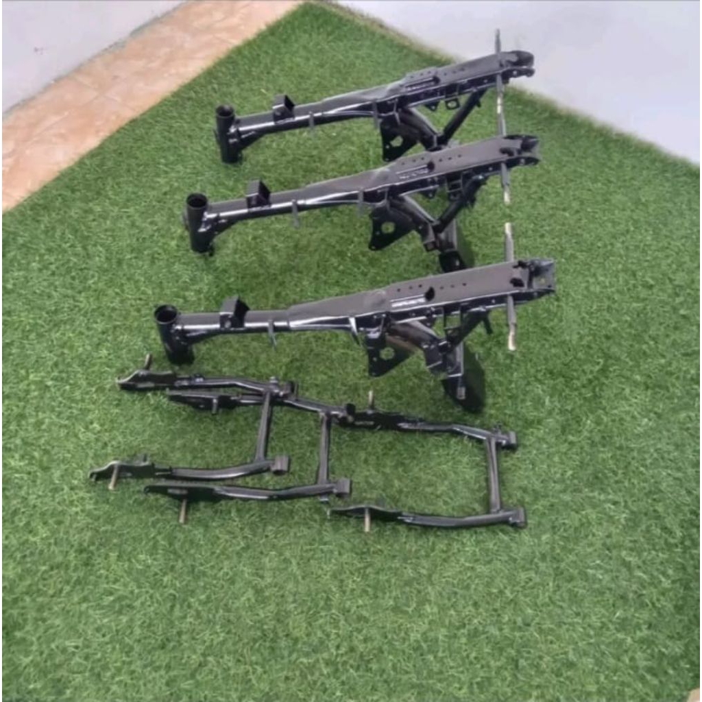 Jual Rangka Motor Honda Monkey Hitam besi pipa tebal | Shopee Indonesia