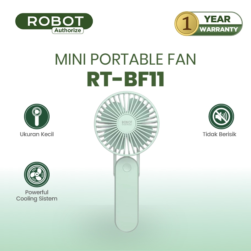 Jual ROBOT Minifan Portable Bisa Berfungsi Sebagai Powerbank 2000mAh ...