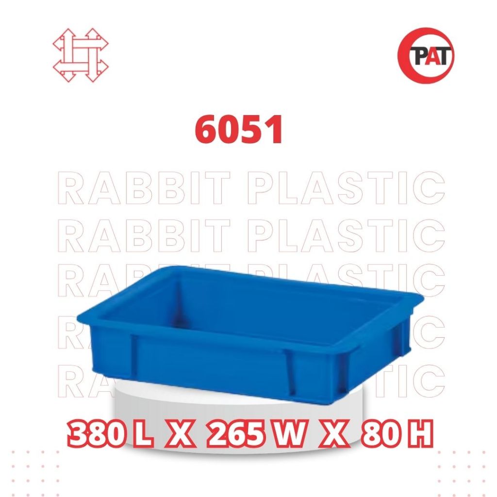 Jual Rabbit container box plastik rapat 6051 | Shopee Indonesia