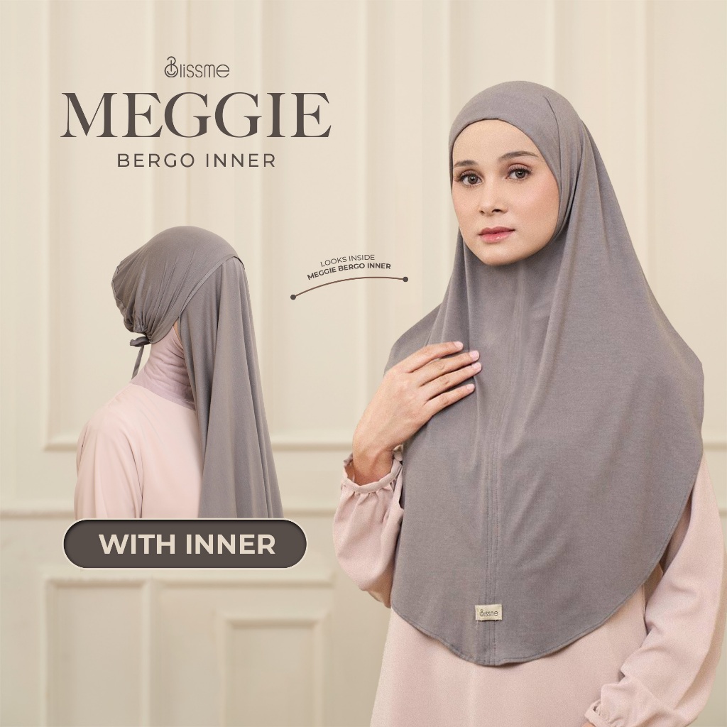 Blissme Meggie Bergo Inner Hijab Kaos Rayon Premium