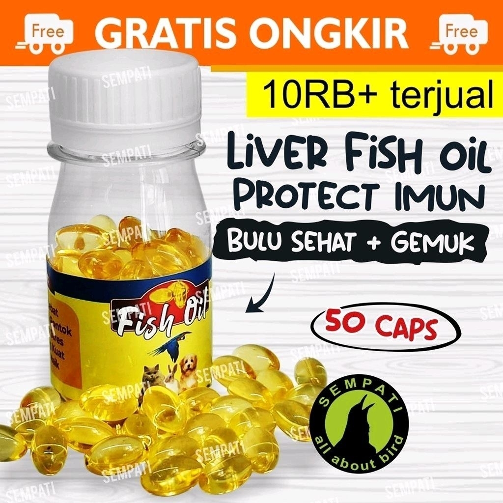 Jual MINYAK IKAN Kucing Anjing Vitamin Untuk Bulu Fish Oil Salmon Vit ...