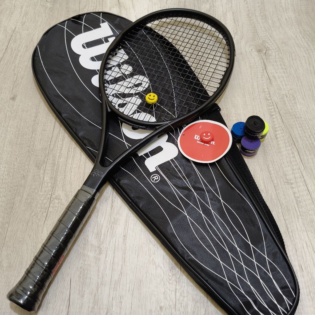 Jual RAKET TENIS WILSON PRO STAFF RF 97 V11 FULL BLACK SIAP PAKAI ADA ...