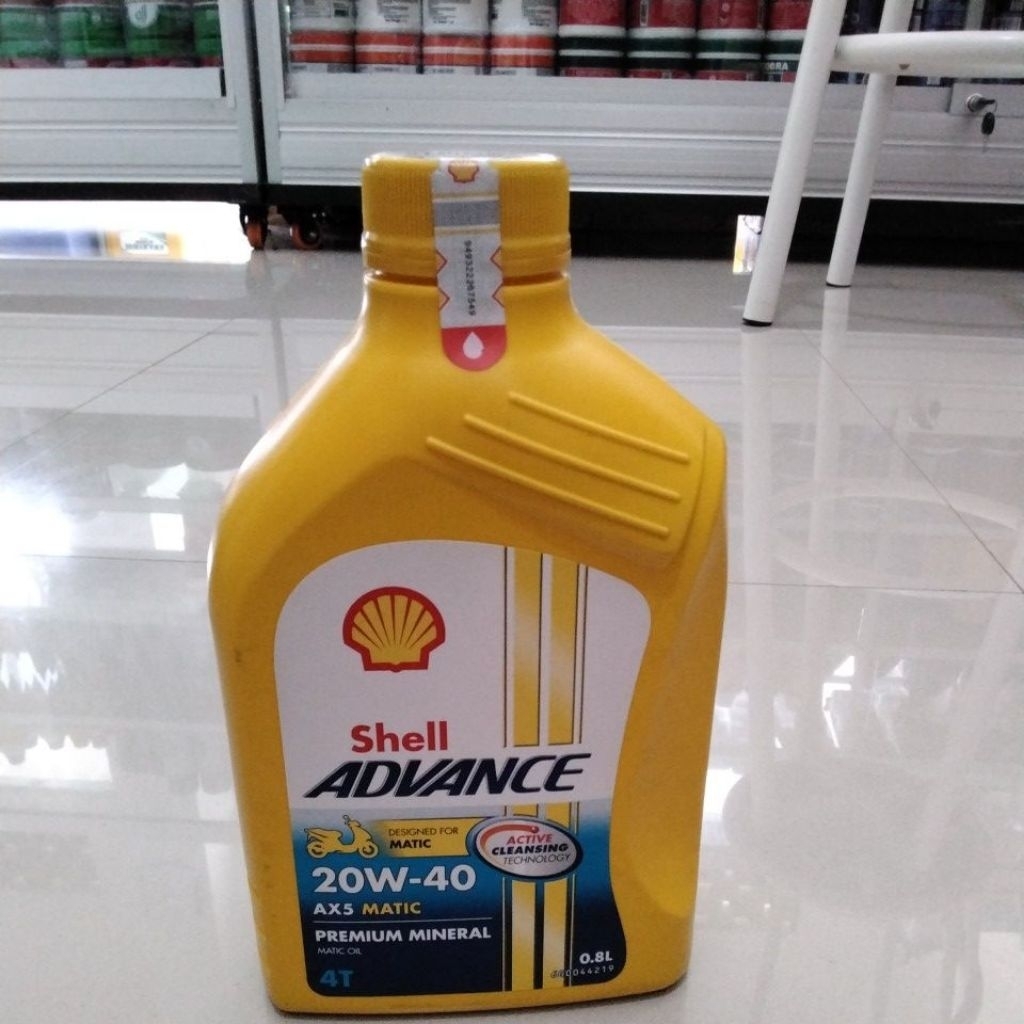 Jual Shell ADVANCE AX5 MATIC 20W-40 PREMIUM MINERAL 0,8 | Shopee Indonesia