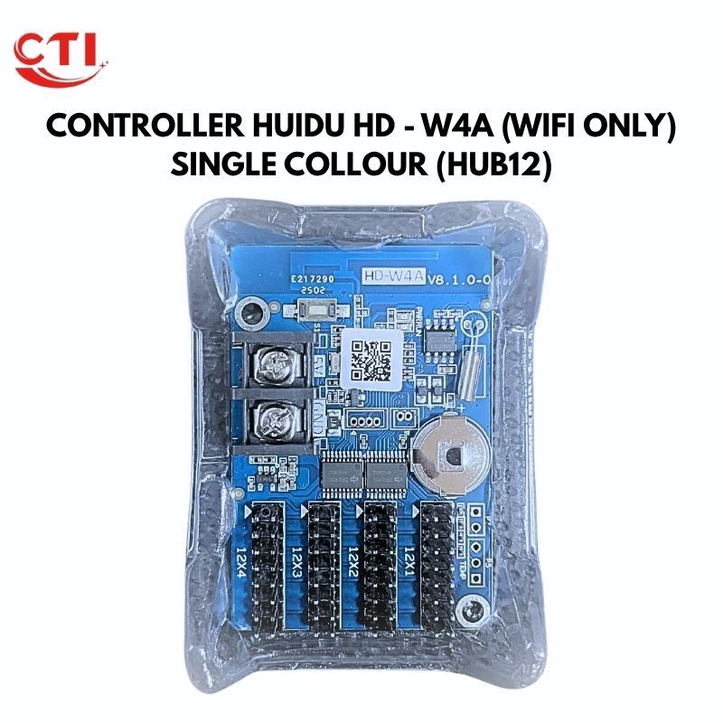 Jual CTI - Controller Huidu HD-W4a Wifi Running Text P10 | Shopee Indonesia