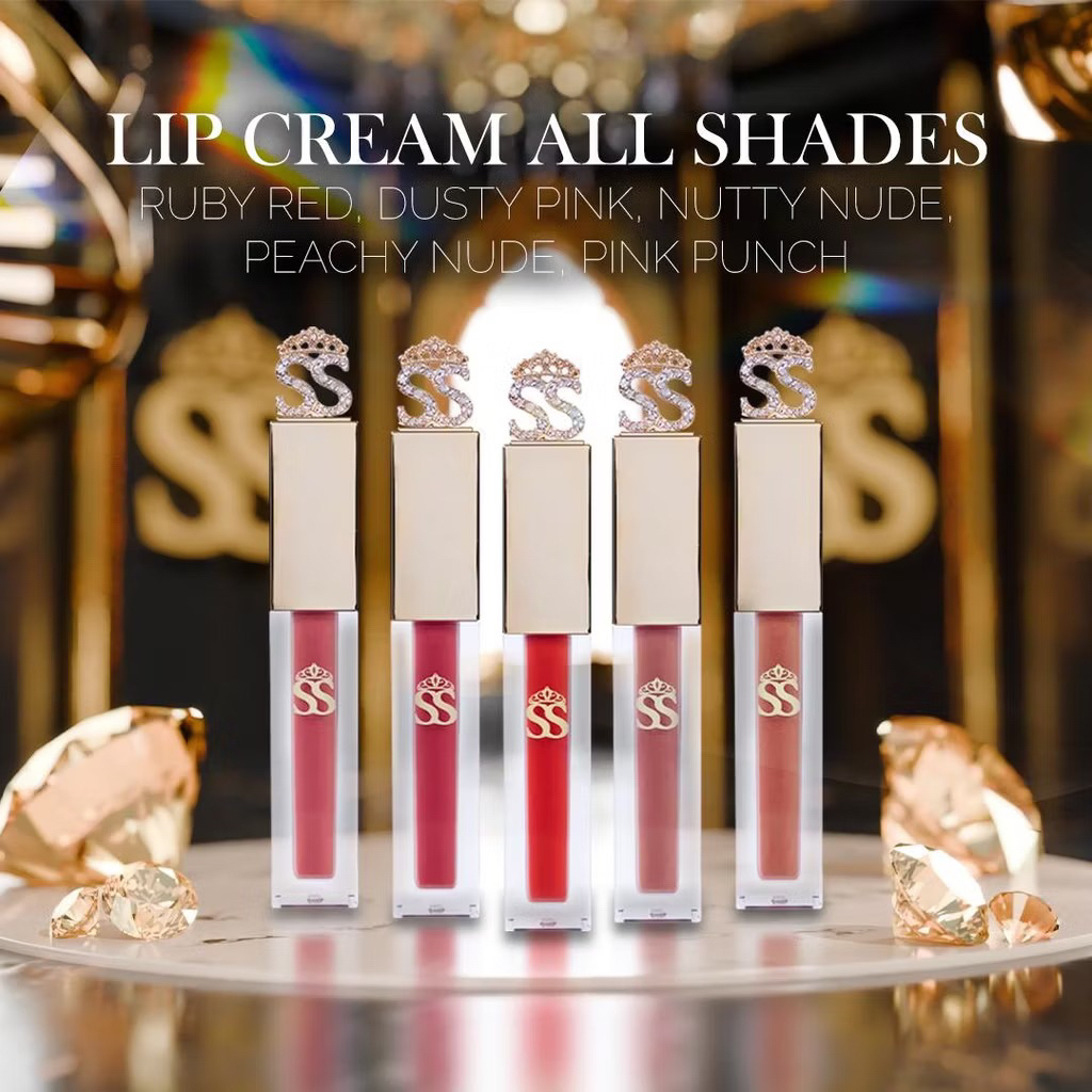 Jual SS YOUR MAKE UP | (READY) SET LIP CREAM LIPSTIK MATTE SHELLA