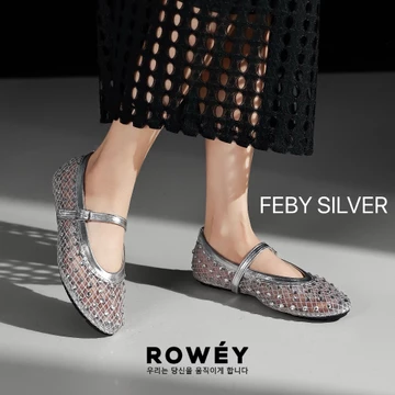 Rowey Sepatu Cewek Flat Shoes Mary Jane Simple Manis Sepatu Cantik Jenifer