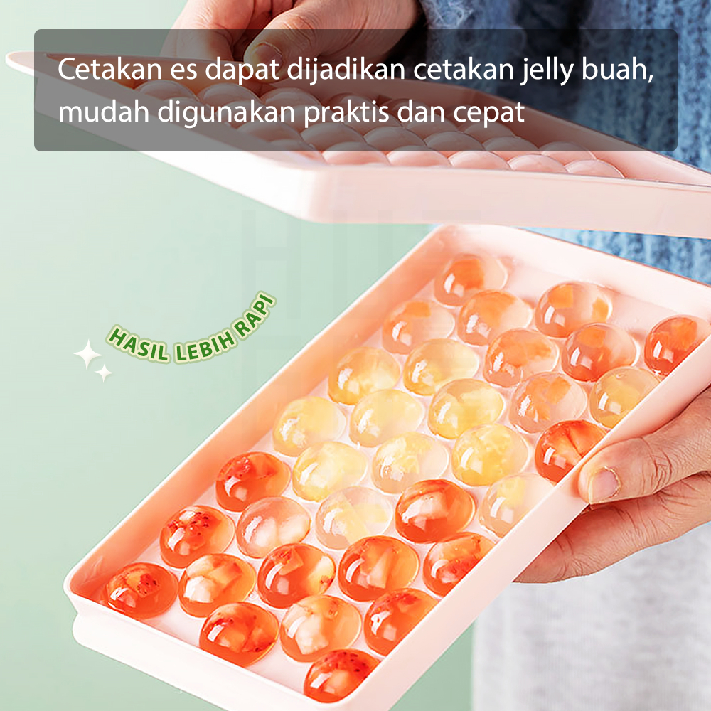 Jual Hugo Houseware Cetakan Es Batu 33 Lubang Cetakan Jelly Puding ...