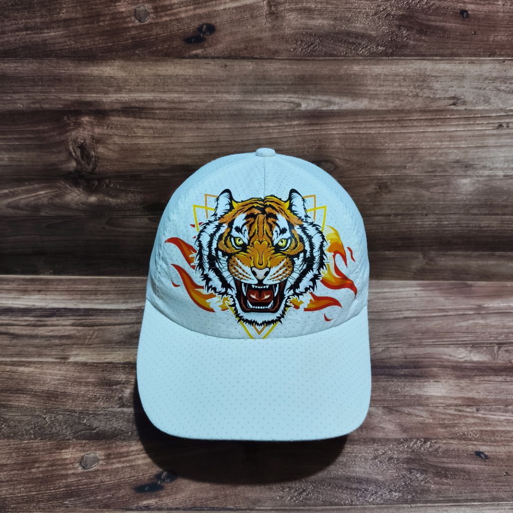 Jual Topi running tiger logo white | Shopee Indonesia