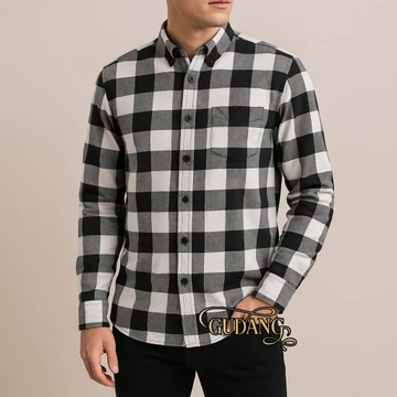 Kemeja Flanel Premium Bahan Flanel Premium Motif Kotak Pria Dan Wanita