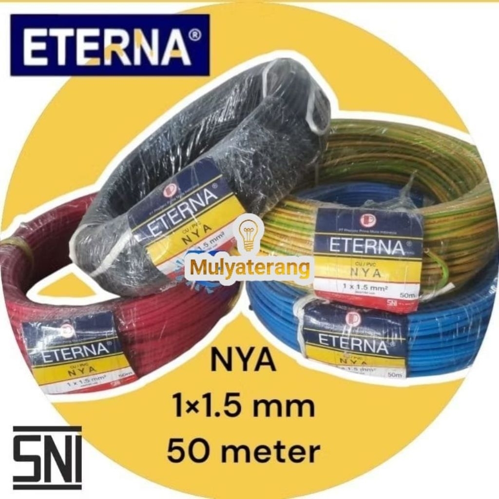 Jual Kabel Listrik ETERNA NYA 1,5 mm 50 meter Kabel Listrik Engkel ...