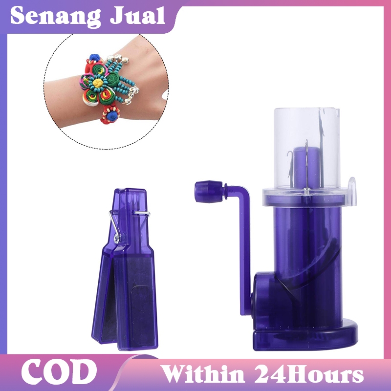 Jual Alat Rajut Otomatis / Mesin Kepang Tali Engkol Tangan / Mini ...