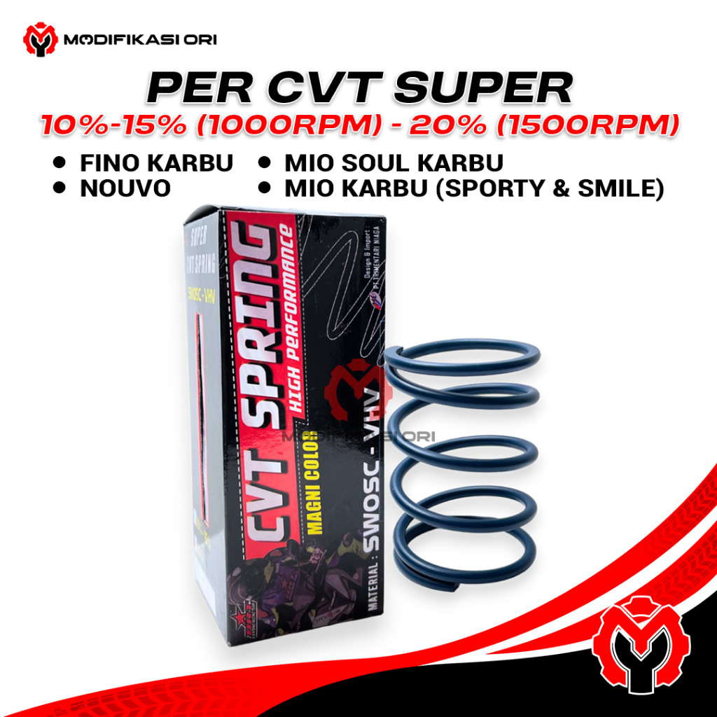 Jual Per CVT Racing BRT Mio Karbu Mio j X Ride 115 Per CVT Fino 115 ...