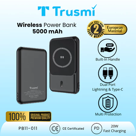 Powerbank 5000mAh PD20W WIRELESS (15W)