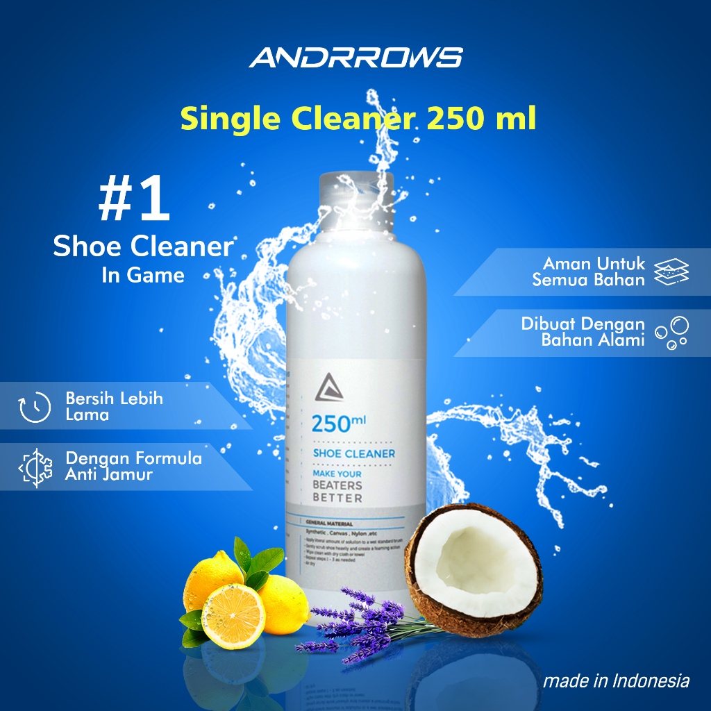Jual Andrrows - Shoe Cleaner - Single Cleaner - Cairan Sabun Pembersih ...