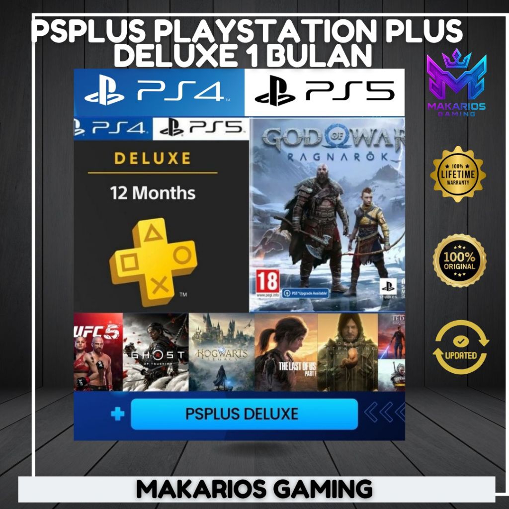 Jual Psplus Playstation Plus Deluxe 3 Bulan | Shopee Indonesia