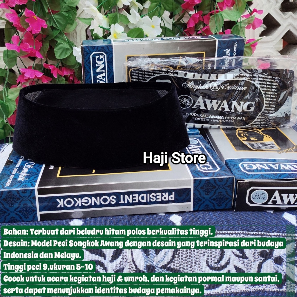 Peci presiden awang 100% original