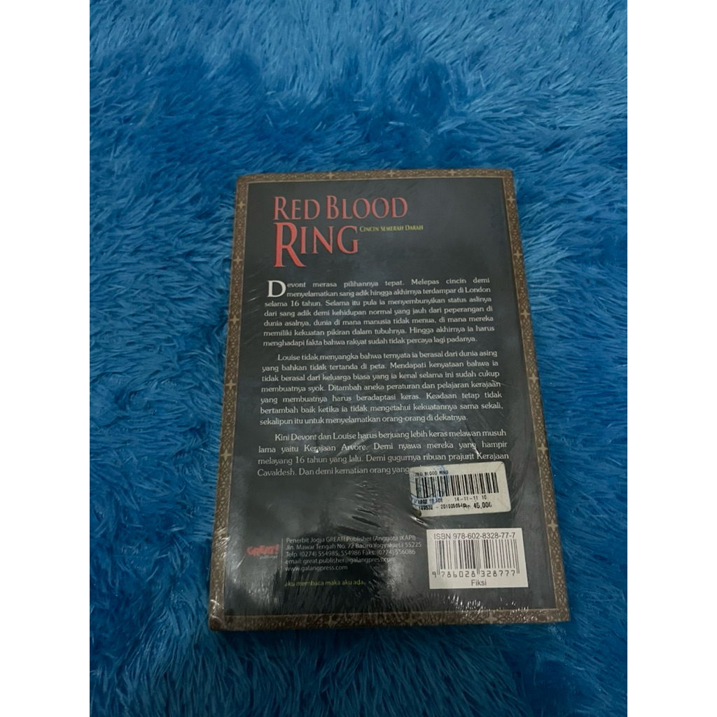 Jual Buku RED BLOOD RING | Shopee Indonesia