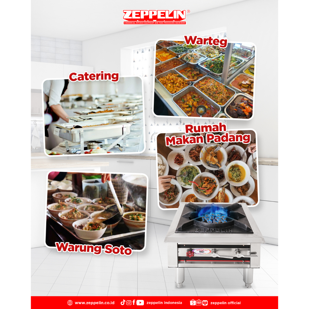 Jual Zeppelin Kompor Stock pot 8 Jamur | Shopee Indonesia