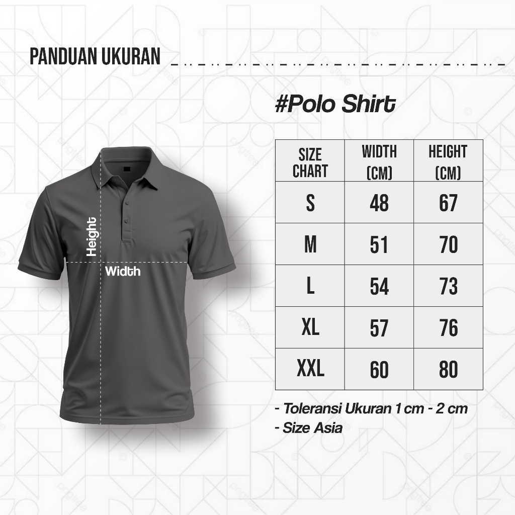 Kaos Polo Shirt Pria, Cr0 Hitam Lengan Pendek Q.bee - foto 5