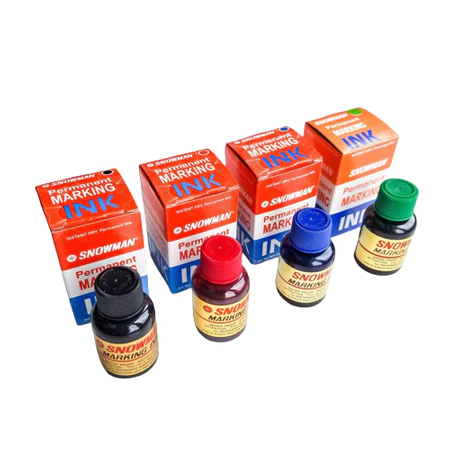 Jual Refill Ink Snowman Permanent Marking Isi Ulang Tinta Spidol ...