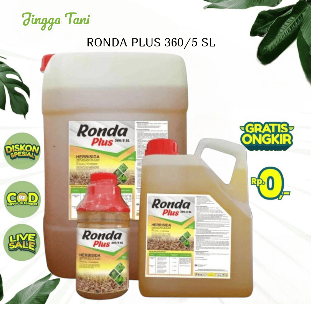 Jual RONDA PLUS 360 /5 SL - Kemasan 1 Liter - Herbisida Sistemik - CBA ...