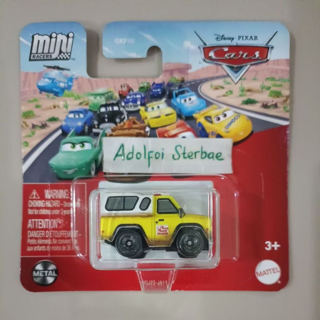 Jual cars disney pixar cars metal mini racers school bus ms miss ...