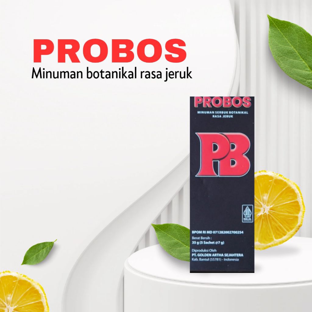 Jual PROBOS 1 Box - Minuman Serbuk Rasa Jeruk Terbuat Extrak Gingseng ...