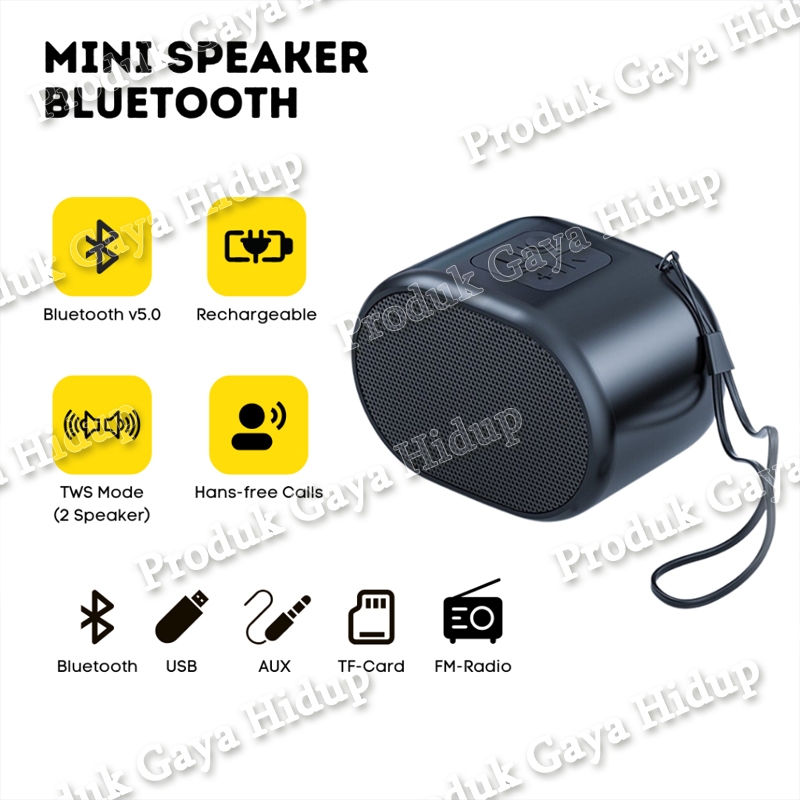 Jual Speaker Bluetooth Wireless Portable TWS 5.0 Super Xtra Bass Mini ...