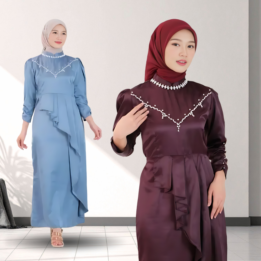 Jual Seragam Bridesmaid Wedding Dress Rashiqa Kondangan Wisuda Lebaran ...