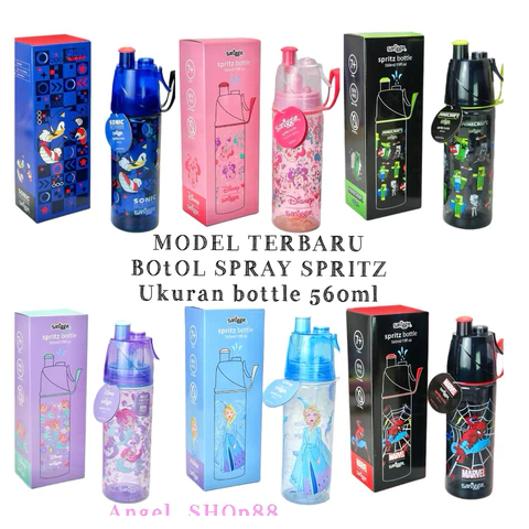 Jual TERBSRU BOTOL MINUM SPRITZ SPRAY WATERBOTTLE 560ML | Shopee Indonesia