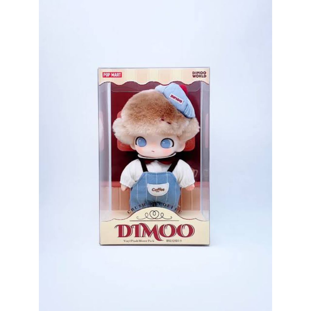 Jual POP MART DIMOO VINYL PLUSH BLISTER PACK COFFEE ORIGINAL POPMART ...