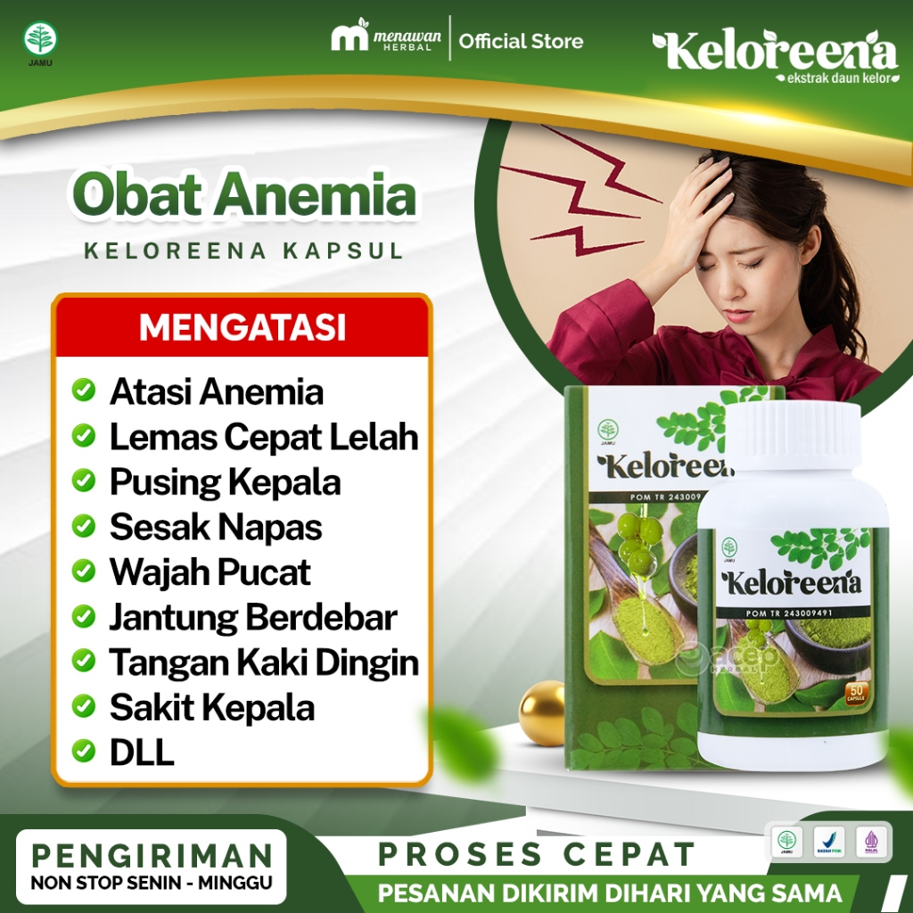 Jual Obat Anemia Kurang Darah Darah Rendah HB Rendah Badan Lemas Kepala ...