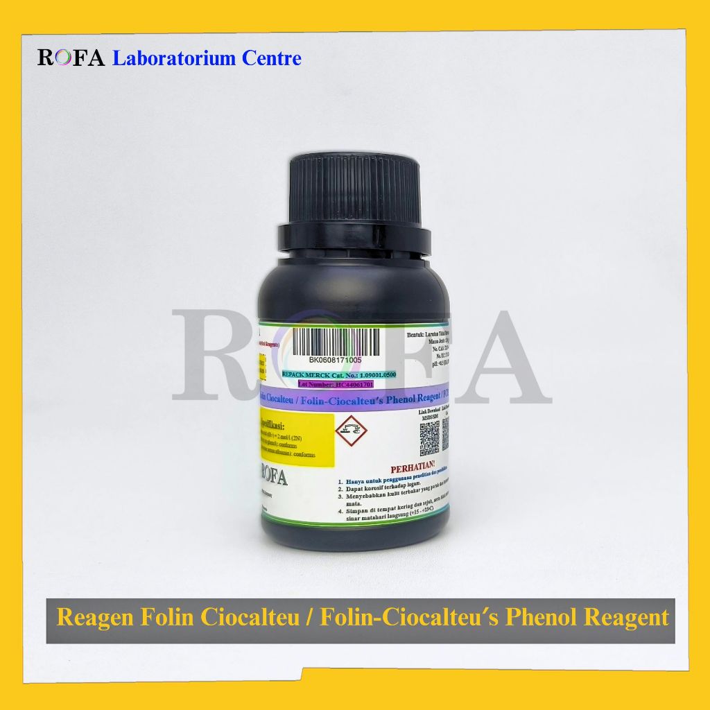 Jual Reagen Folin Ciocalteu / Larutan Folin Ciocalteu / Folin-Ciocalteu ...