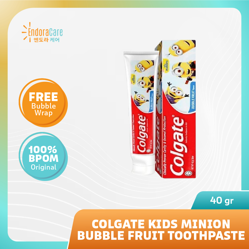 Jual Colgate Kids Minion Bubble Fruit Toothpaste 40g - Pasta Gigi Anak ...