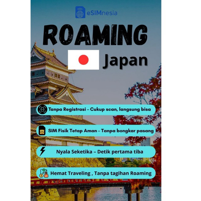 Jual eSIM Roaming Jepang – Internet Stabil dengan Jaringan KDDI ...
