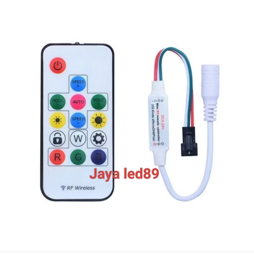 Jual Remote controller RGB gerak 14 key DC 5V - 24V | Shopee Indonesia