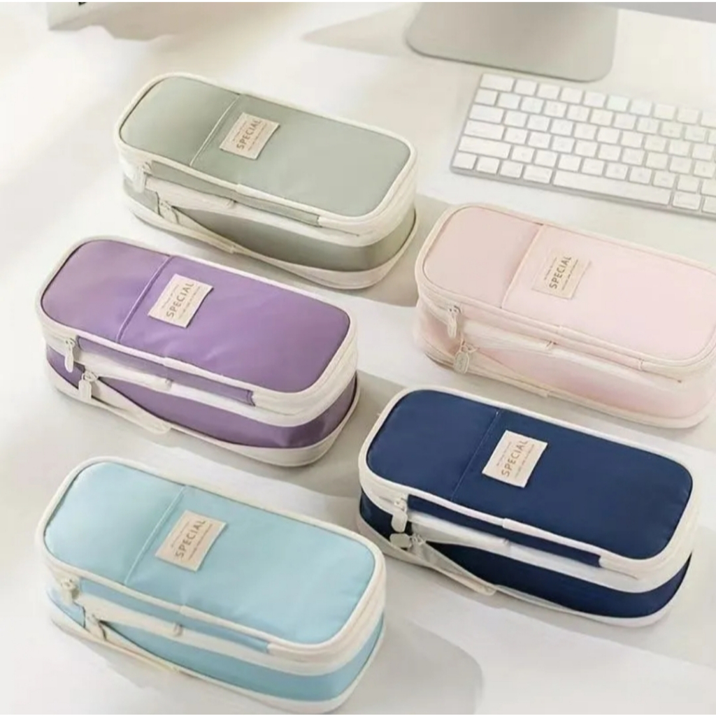Jual TEMPAT PENSIL KOREA MULTI SEKAT KAPASITAS BESAR EXPANDABLE ANGOO ...