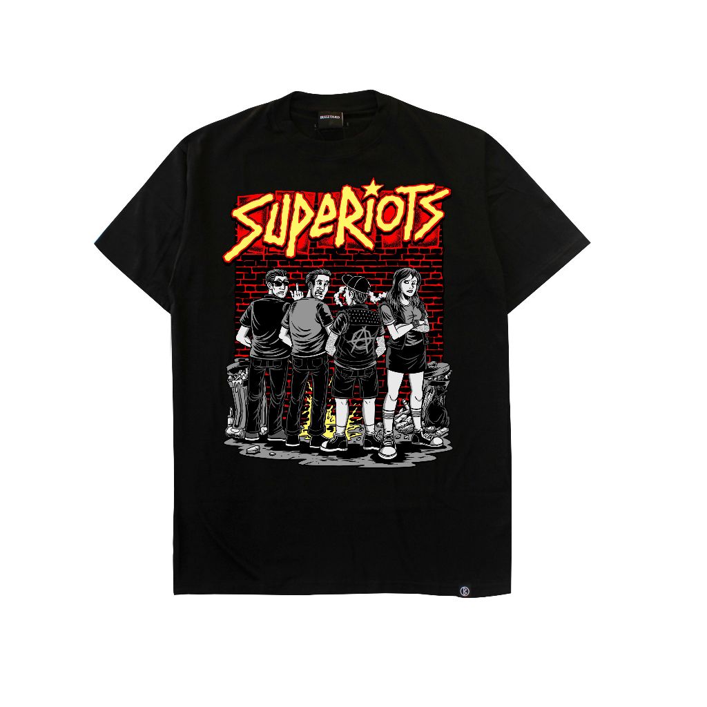 Jual Kaos Band Original Superiots Riot License by Buzztard Records ...