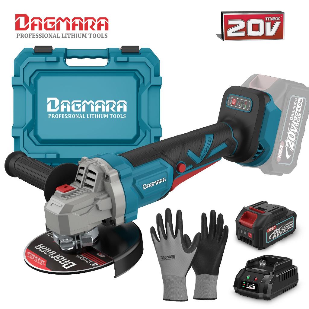 Jual Dagmara 100mm Cordless Angle Grinder Brushless Grinder Cutting ...