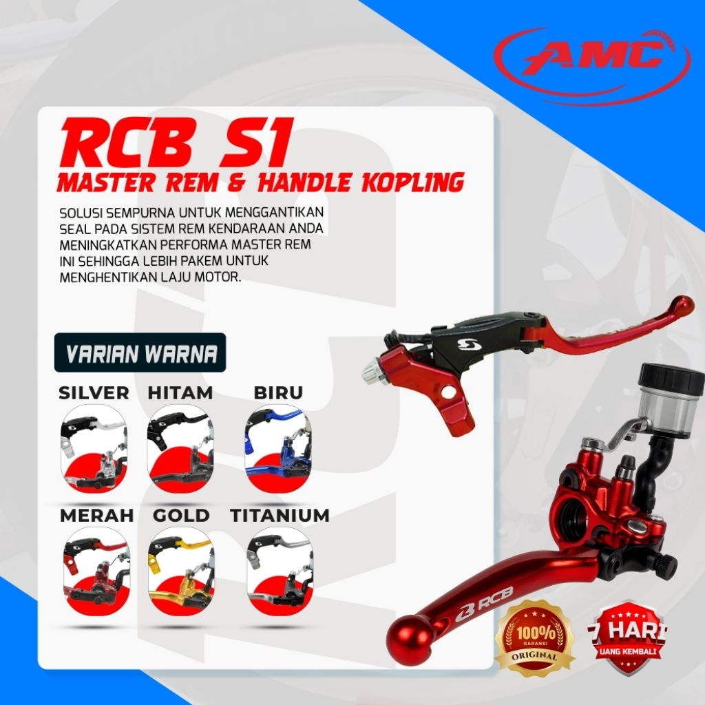 Jual Master rem & handle kopling rcb s1 forged original | Shopee Indonesia