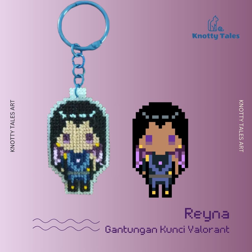 Jual Reyna Gantungan Kunci Valorant Keychain Merchandise Anime Pixel ...