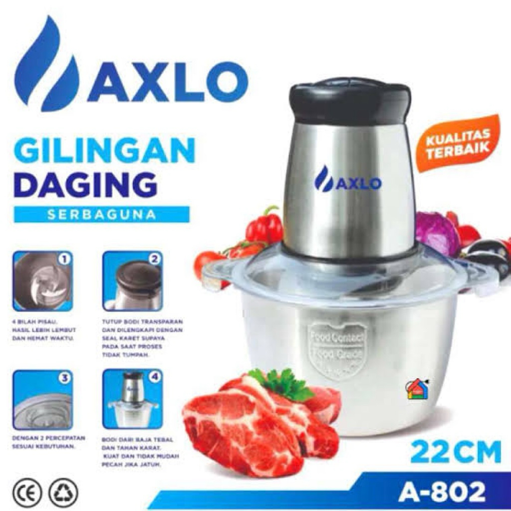 Jual Food Chopper Penggiling Daging Electric Chopper GSF-3802 GSF 3802 ...
