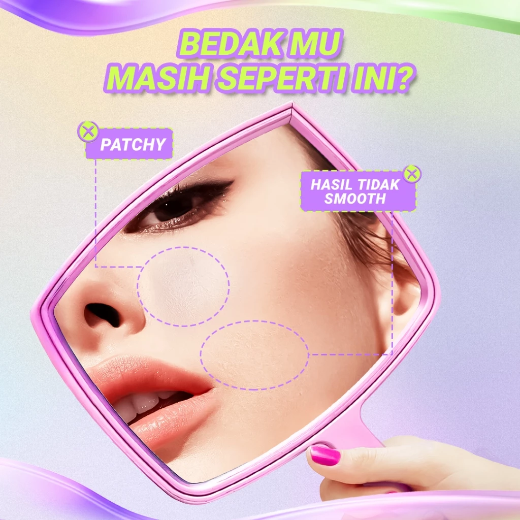 Dazzle Me Bedak Tabur HD Invisible untuk Kontrol Minyak dan Tahan Lama