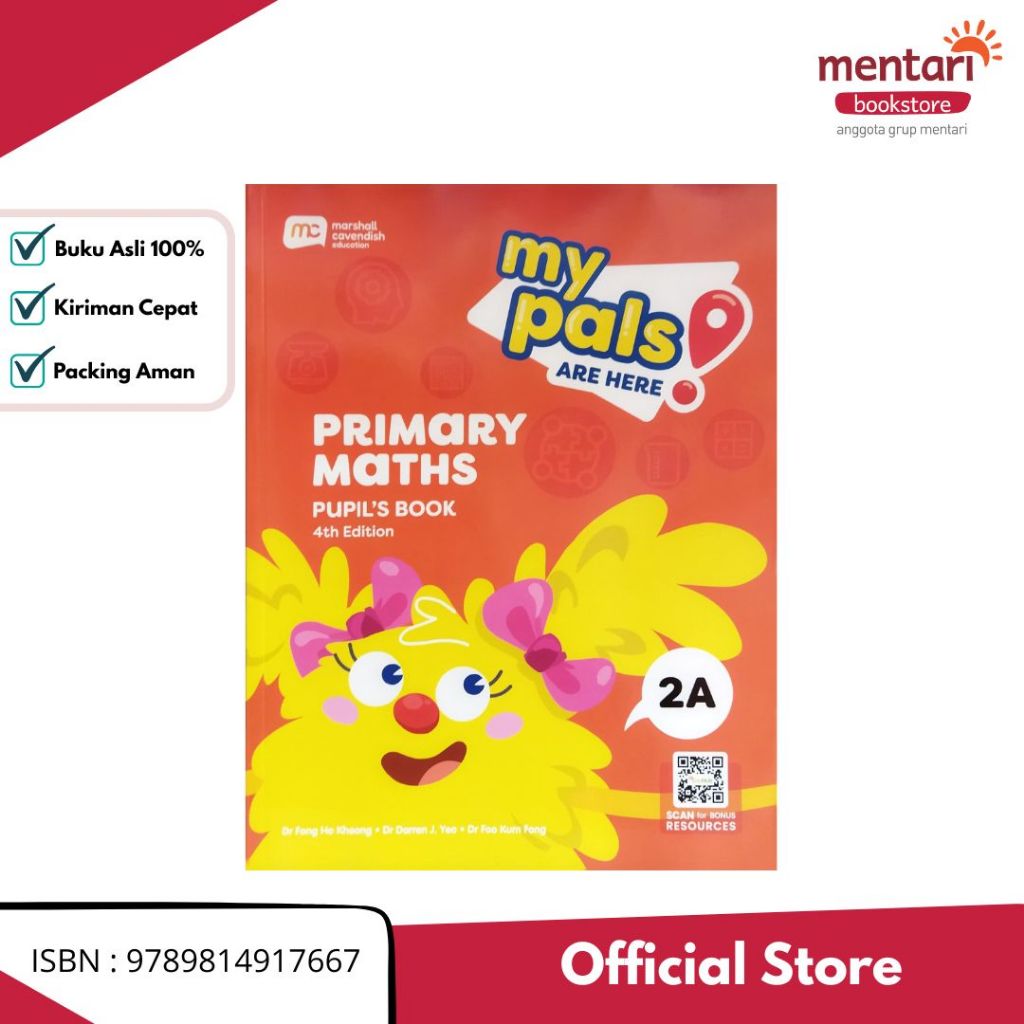 Jual Mentari Bookstore - My Pals Are Here Mathematics 4th Edition | MPH ...