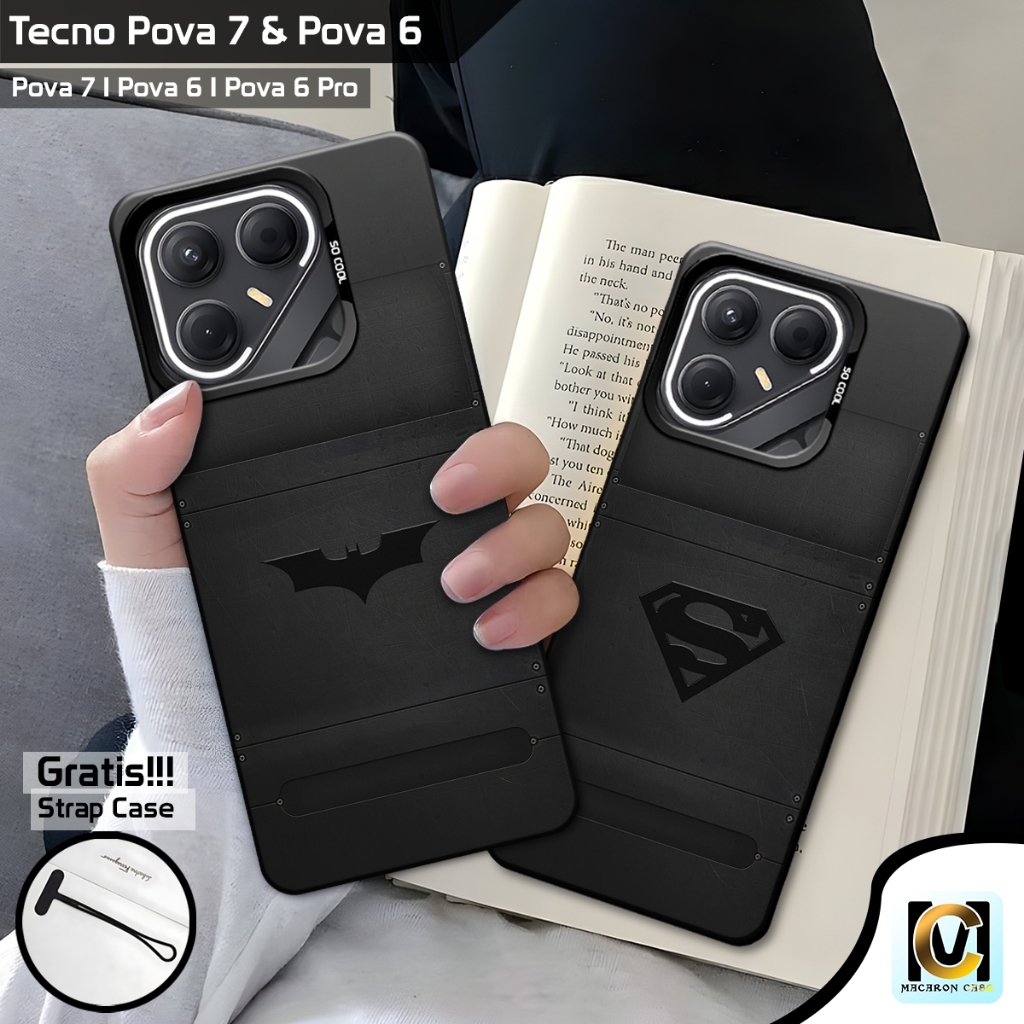 Jual Case So Cool Tecno Pova 7 4G Terbaru 2025 Motif Black | SoftCase ...