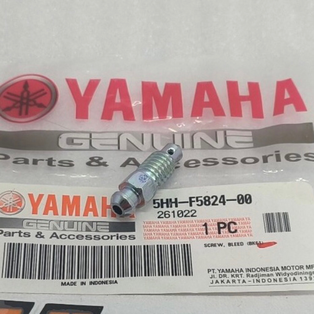 Jual screw bleed baut pembuangan angin kaliper belakang MT15 MT 15 R15 ...